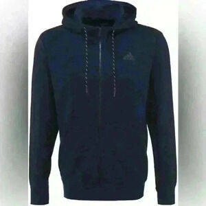 MENS Addidas hoodie blue/stripe size M missing lace